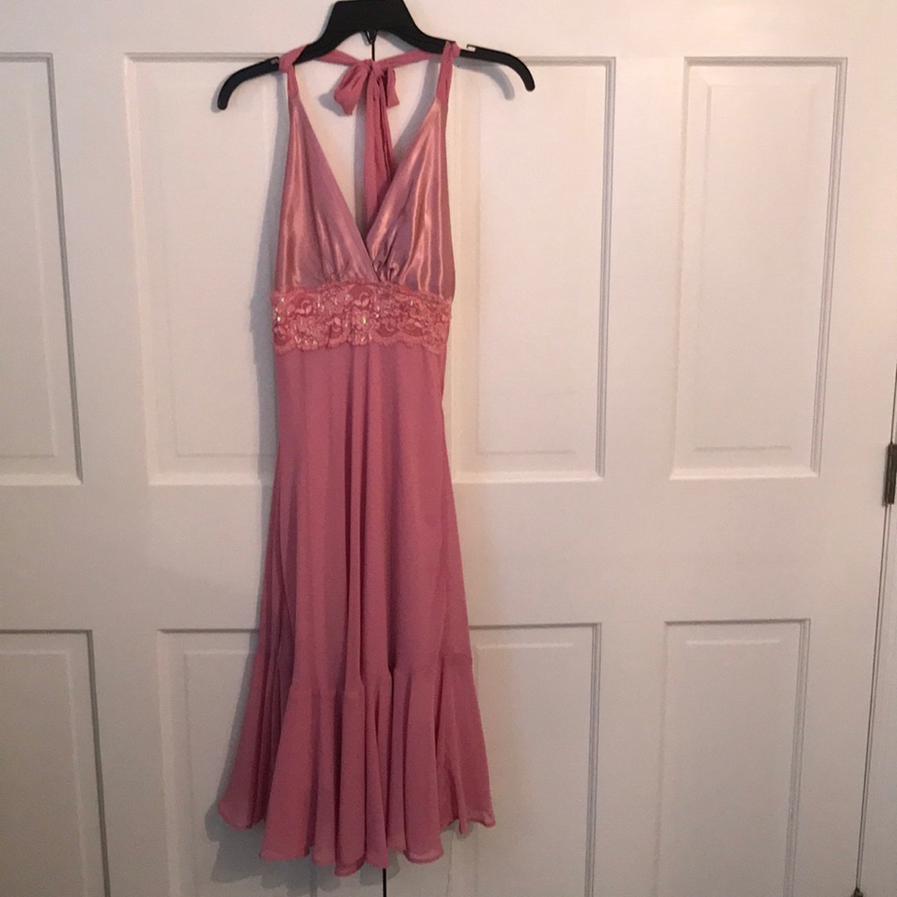 Soft mauve pink dress